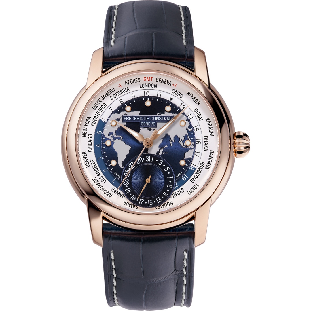 FC 718NWWM4H9 Frederique Constant Manufacture Worldtimer 10 Years Limited Edition