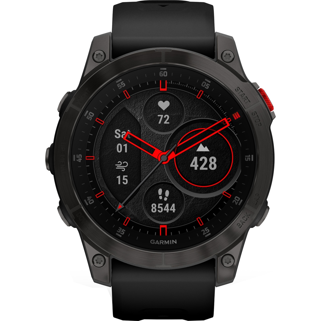 Montre Connectée Garmin Epix Gen 2 Saphir Titane Blanc 010-02582-21 