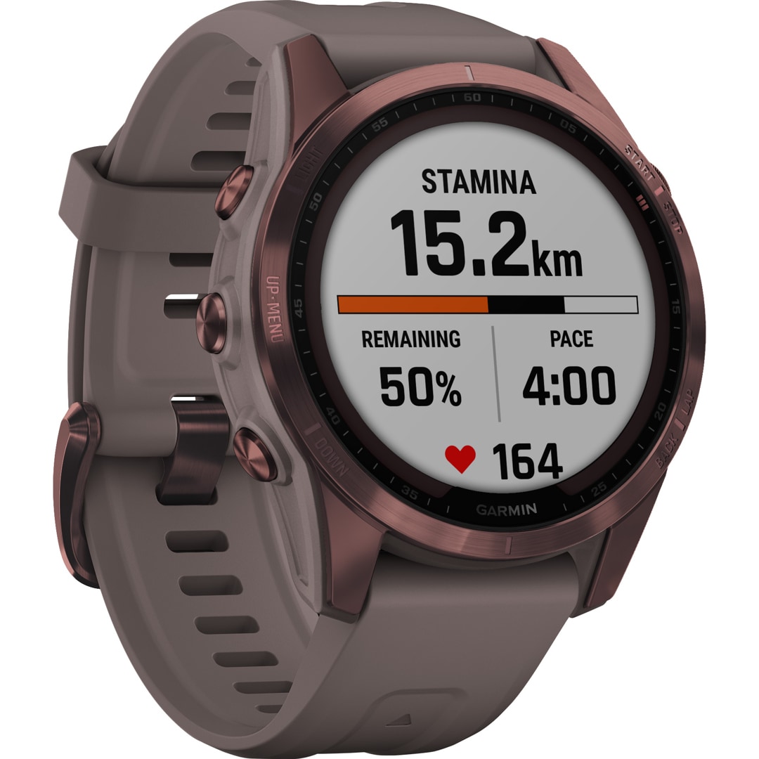 Montre Connectée Garmin Collection Fenix 7S Sapphire Solar, Montre  Connectée Femme, 010-02539-39