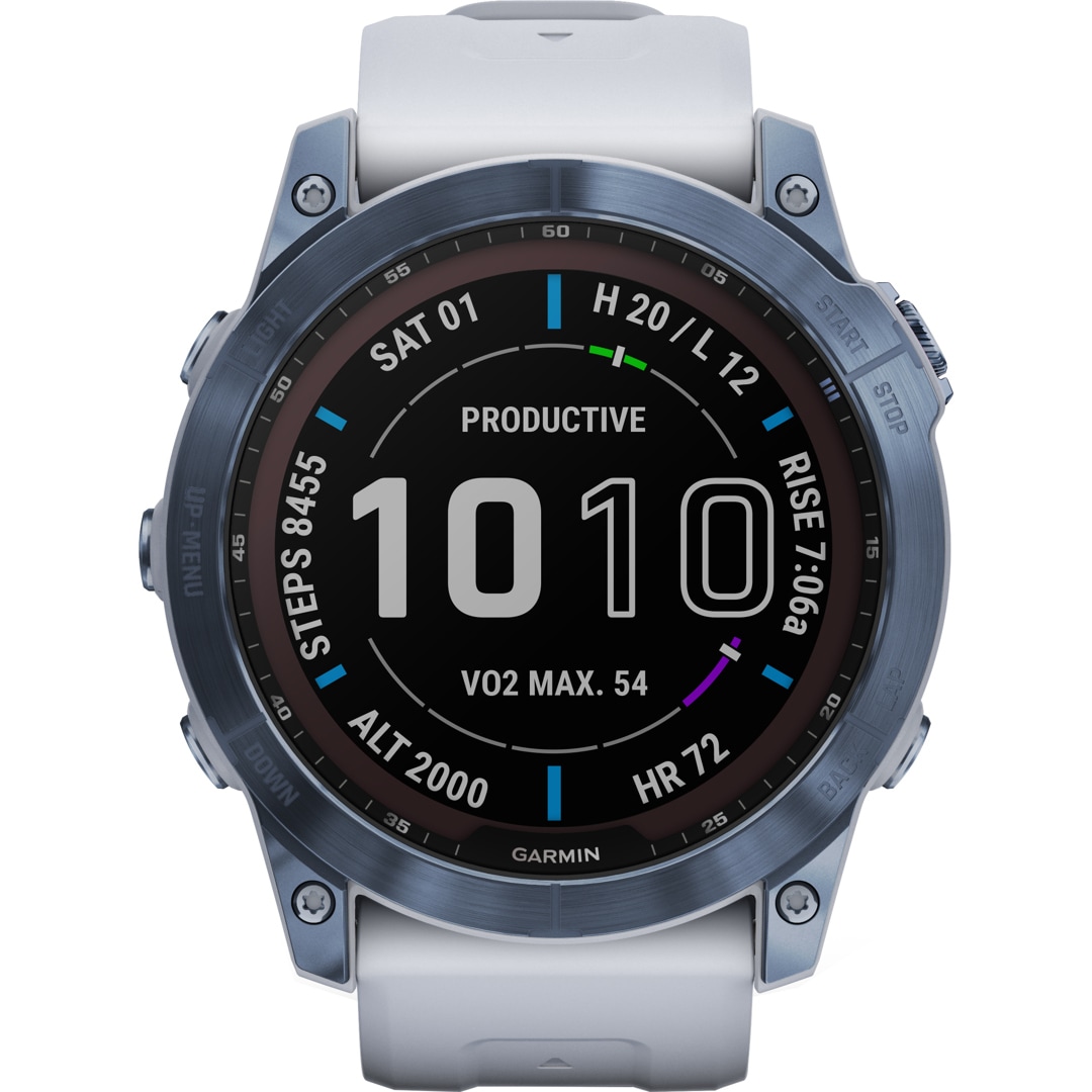 Garmin Watch Fenix 7X Sapphire Solar Black Titanium D 010-02541-23