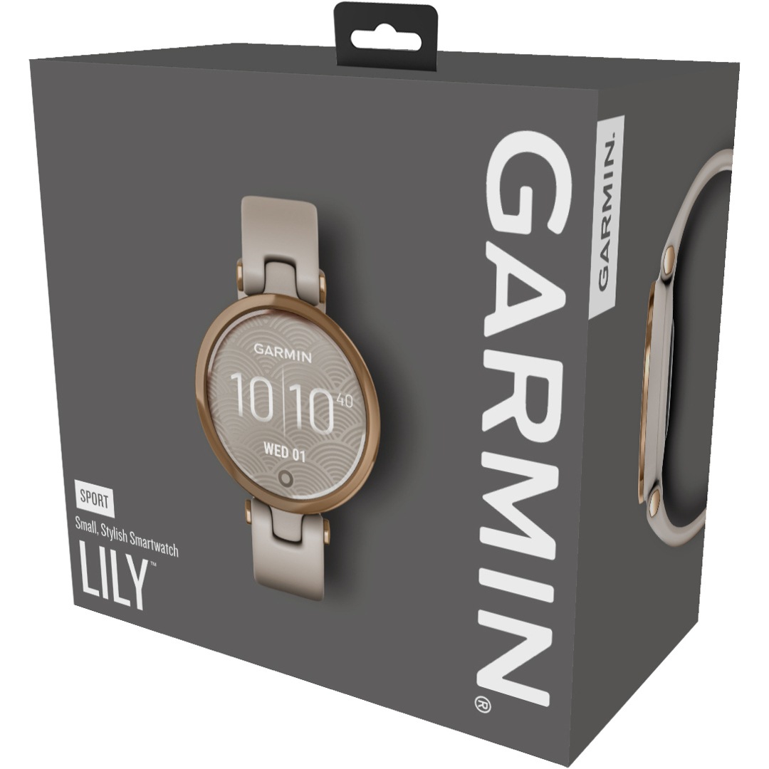 Garmin Lily Sport Smartwatch Achatgrau / Roségold 0100238411