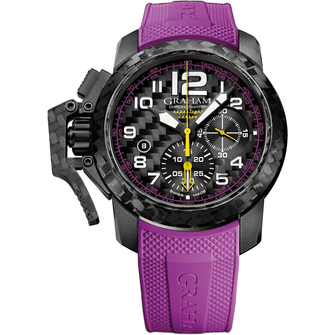 2CCBK.V01A Graham Chronofighter Superlight Carbon Purple
