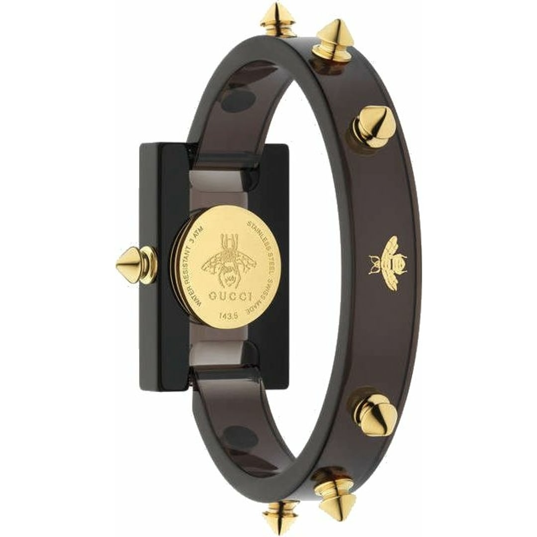 Gucci Plexi Fashion Show Skeleton Small Montre femme YA143509