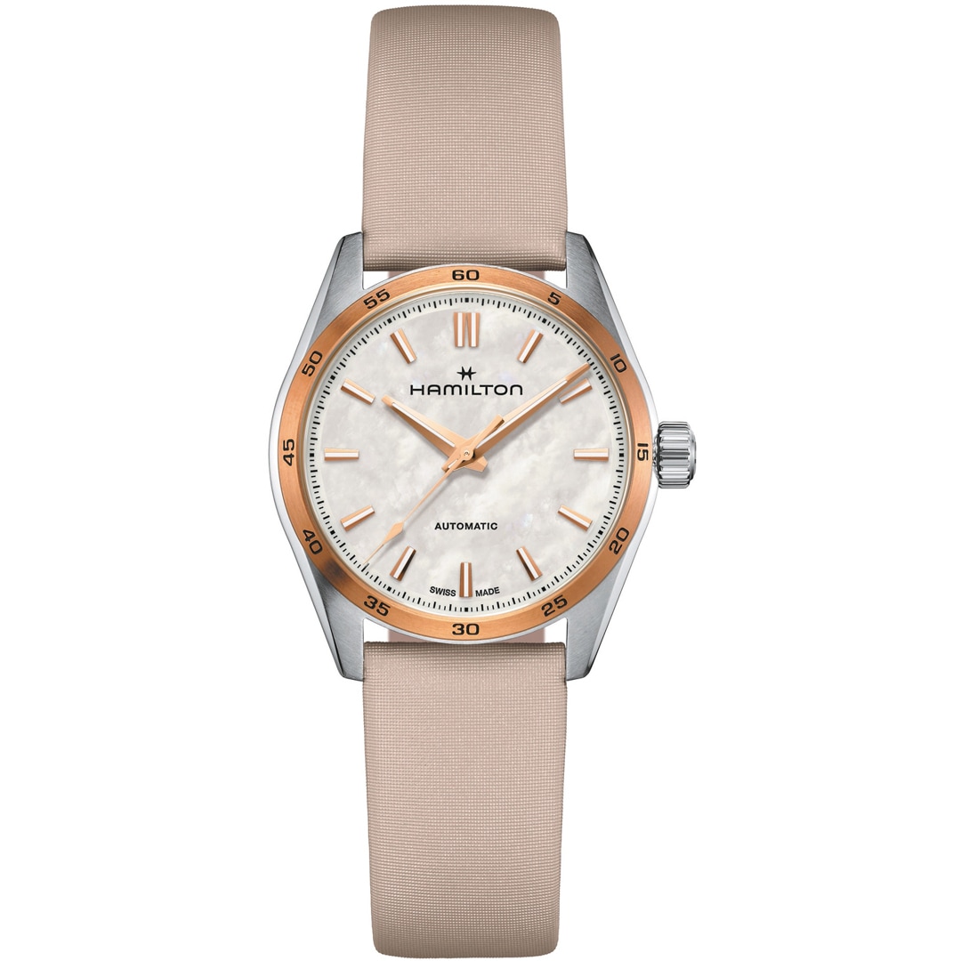 H36125890 Hamilton Jazzmaster Performer Auto Beige 34mm
