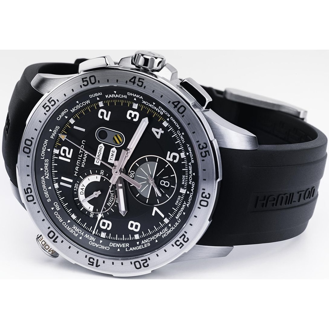 Hamilton H76714335 Hamilton Khaki Aviation Chrono Worldtimer Gents