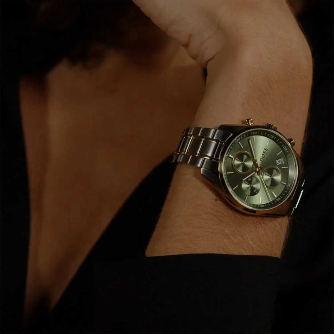 1502766 | Hugo Boss Grand Tour Ladies Bicolore / Vert