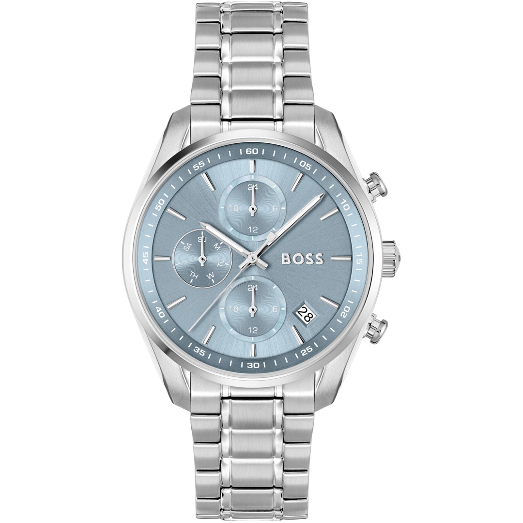 1502767 | Hugo Boss Grand Tour Ladies Argenté / Bleu clair