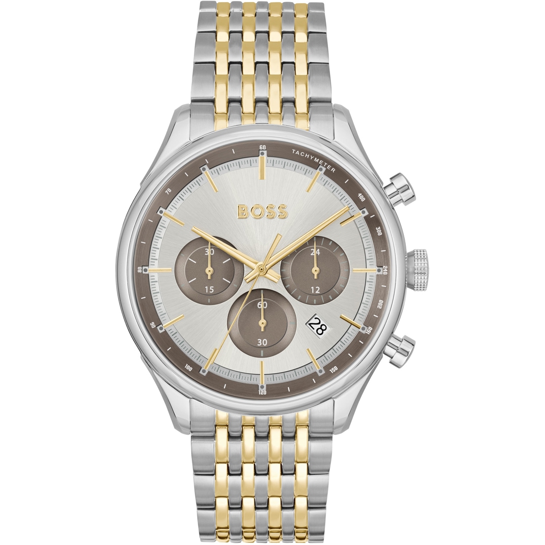 Hugo Boss Gregor Chronograph Two tone gents watch 1514053