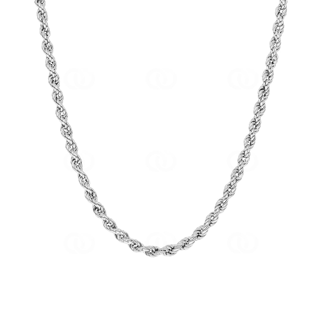 KE-925-009 Rope Chain 925 Silver
