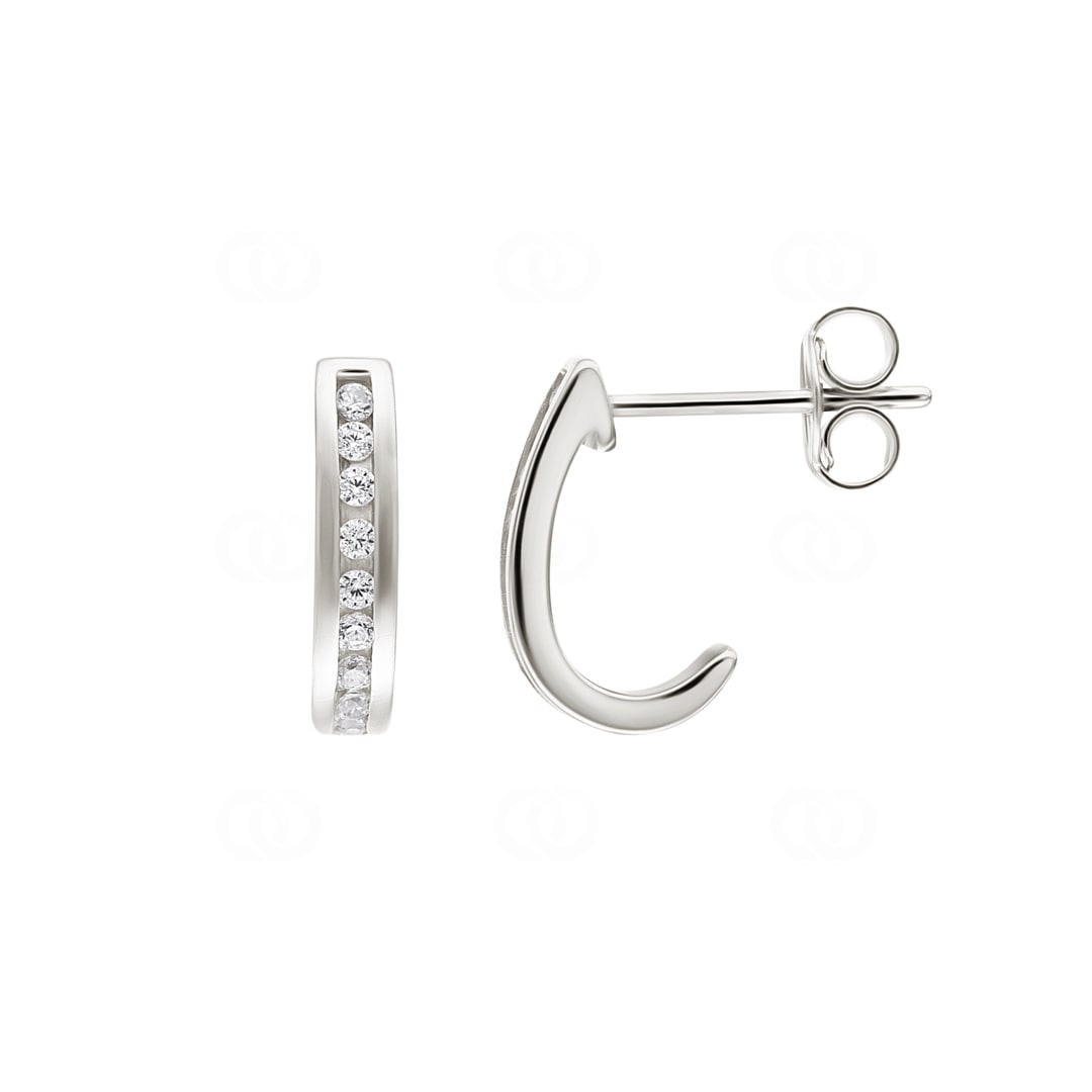 335690  Boucles d'oreilles pendantes Argent 925 rhodié, Fantaisie 46mm