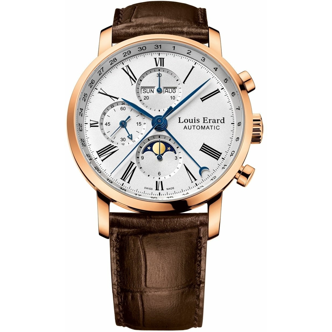 80 231 OR01 Louis Erard Excellence Chronograph Moonphase