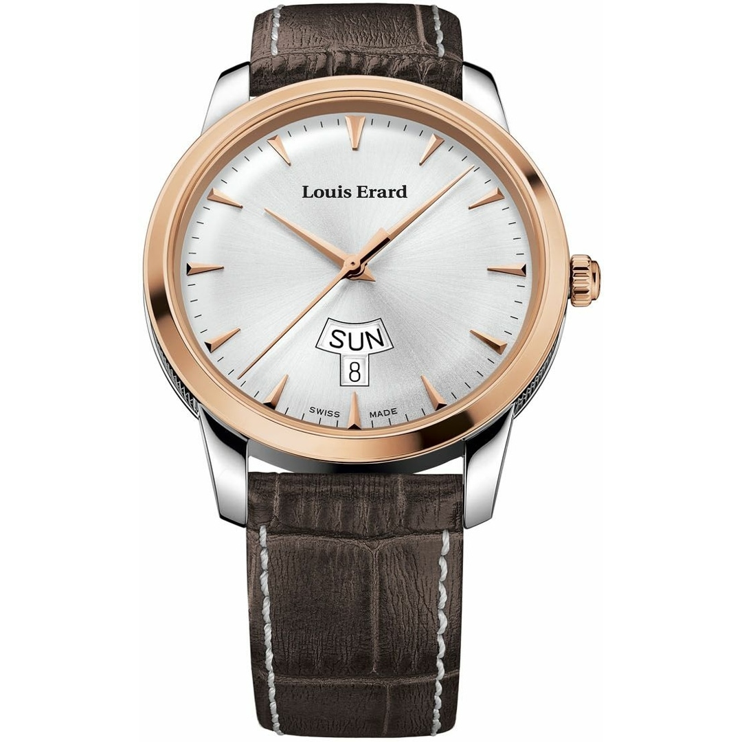 15 920 AB11 Louis Erard H ritage Quartz Day Date