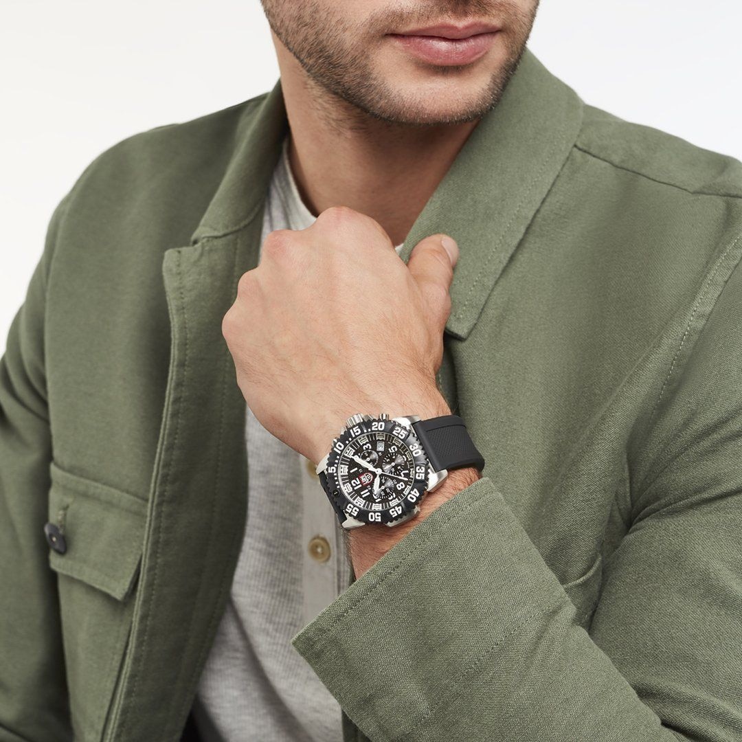 動作確認済み】LUMINOX ルミノックス SERIES 3180 NAVY SEAL クロノ