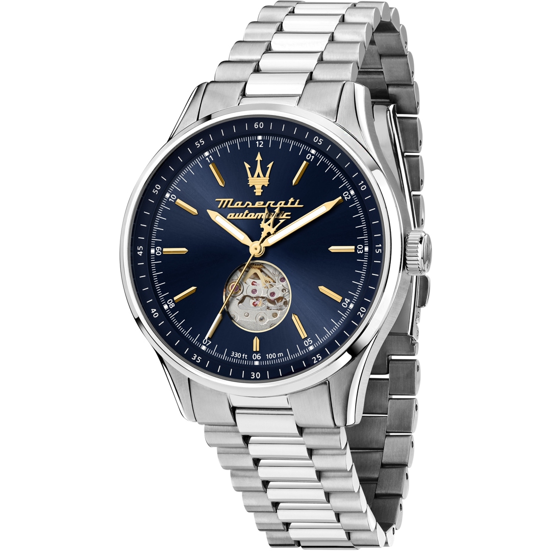 R8823124002 | Maserati Sorpasso Automatic Open Heart Blue