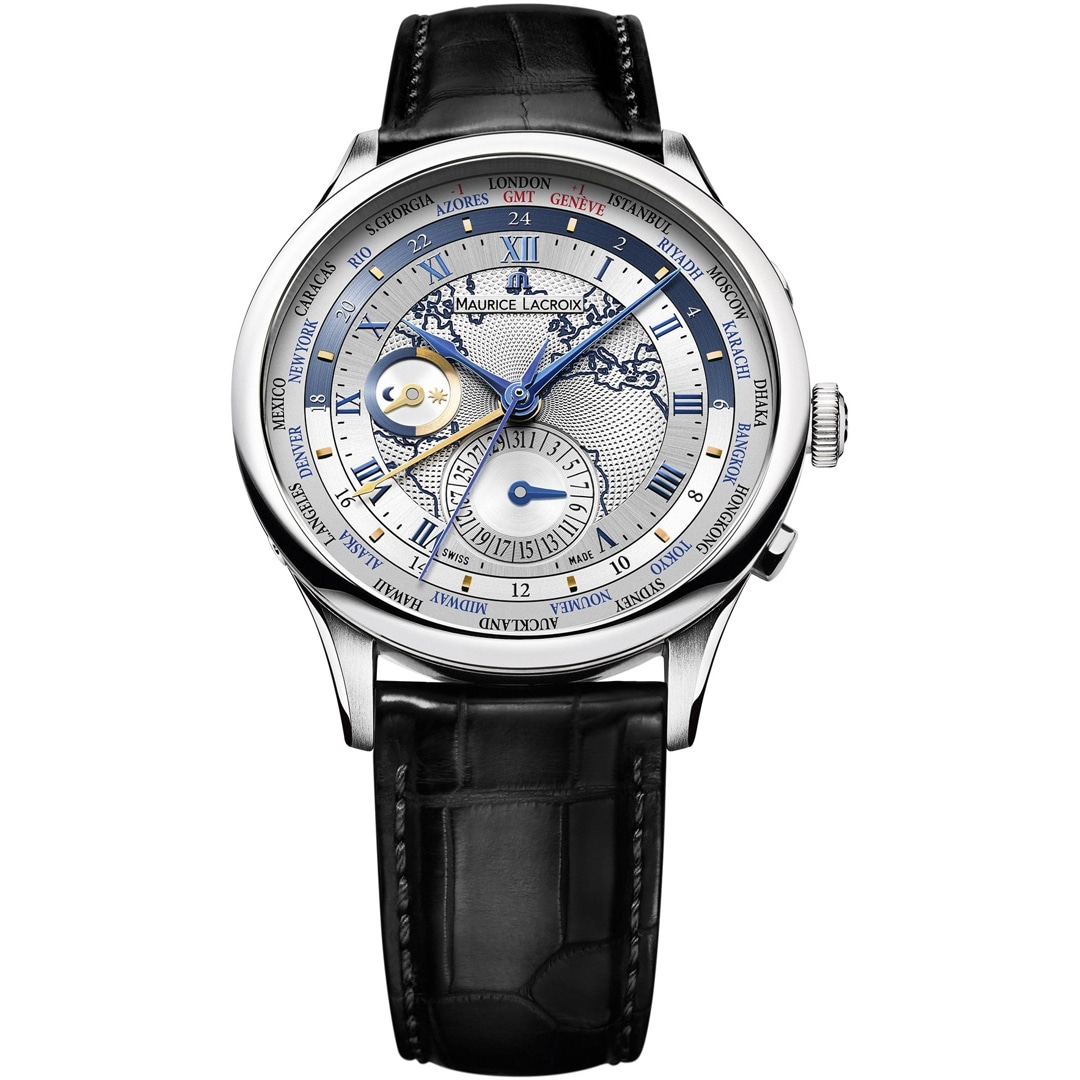 Maurice lacroix masterpiece worldtimer deals
