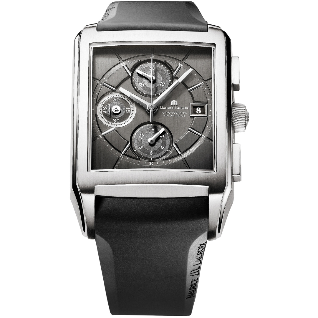 Maurice Lacroix Pontos Rectangulaire Chronographe | PT6197-TT003-331