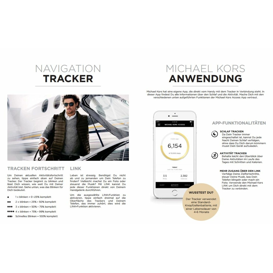 MKA101000 Michael Kors Access Aktivitätstracker