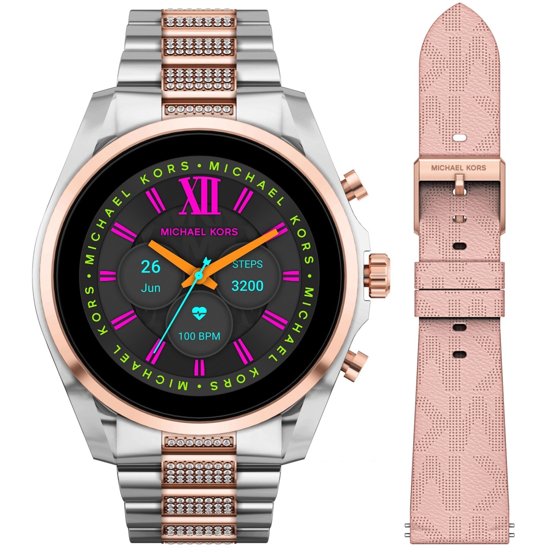 Michael Kors Access Bradshaw Gen 6 Smartwatch HR Bicolor Set Damenuhr MKT5137