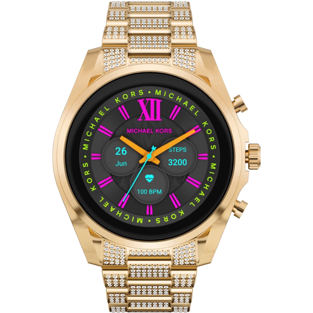 Michael kors uhr digital gold hot sale