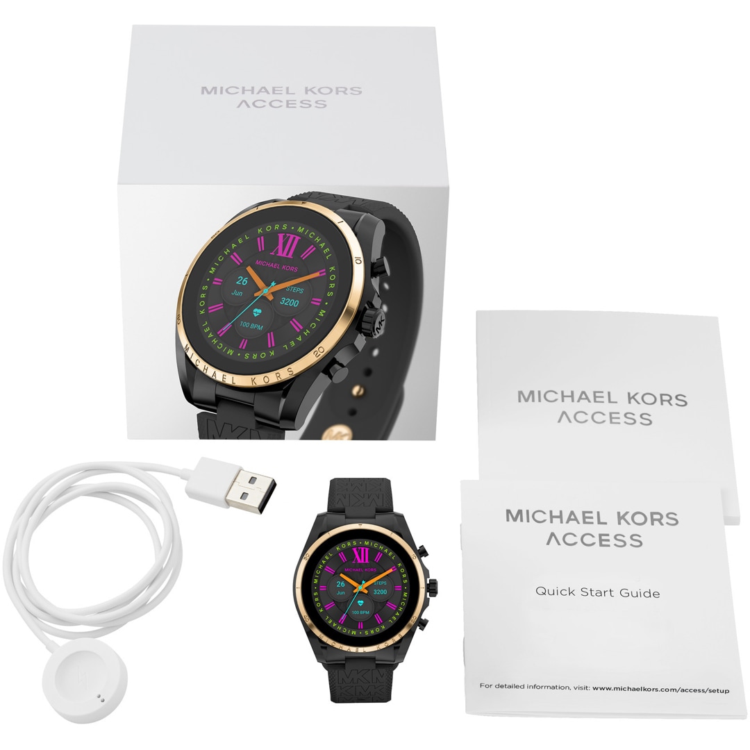Michael Kors Access Bradshaw Gen 6 Smartwatch HR Schwarz | MKT5151