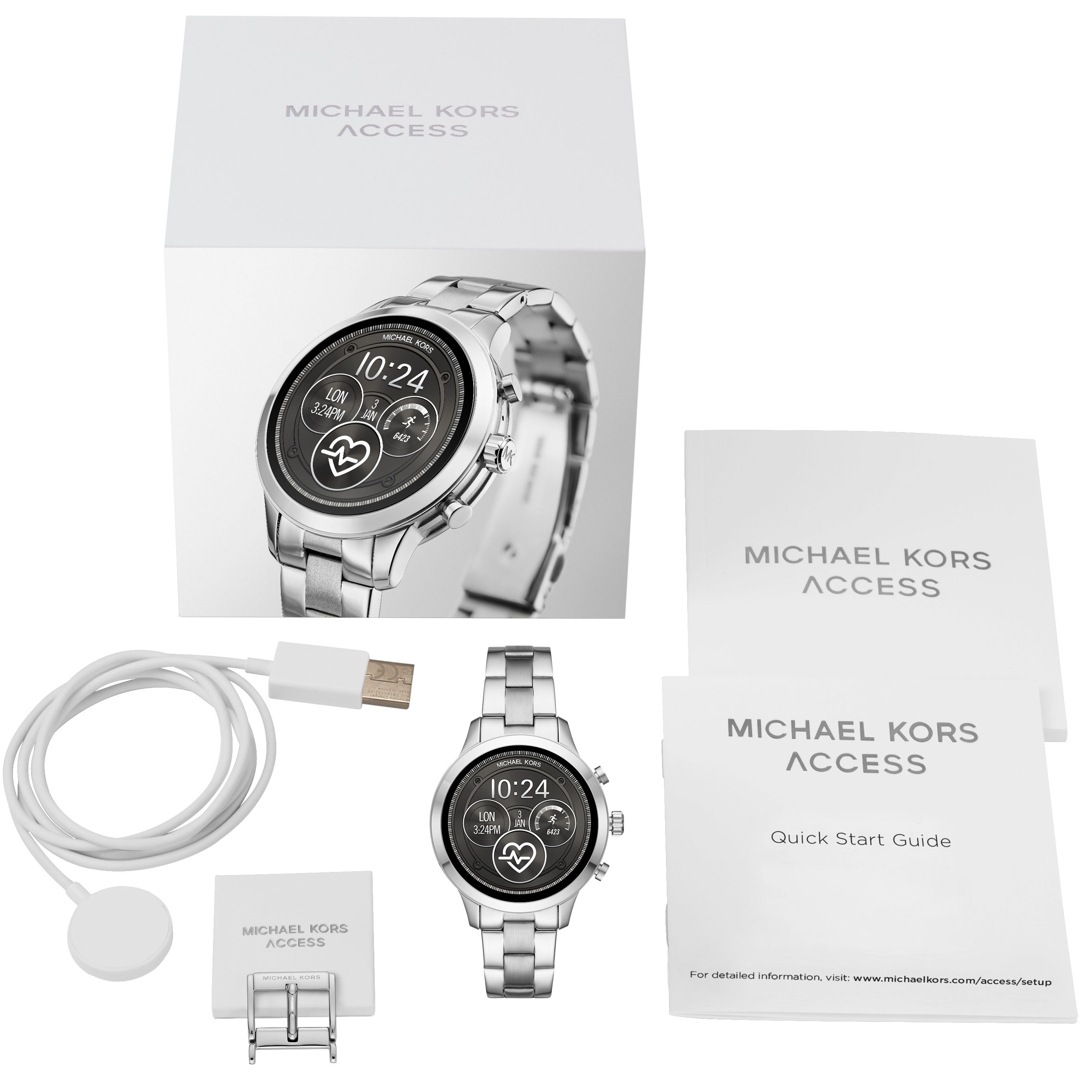 Michael Kors Access Runway Silber 4.0 Smartwatch HR MKT5044