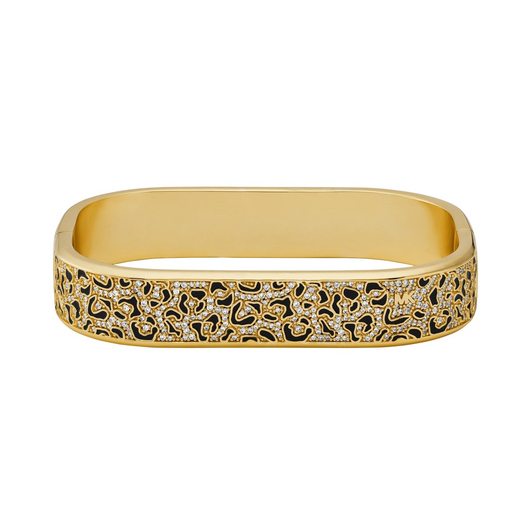 Bracelet Jonc En Nacre Sur Laiton - 20x2 Cm - Occasion Très Bon État - Style Bohème