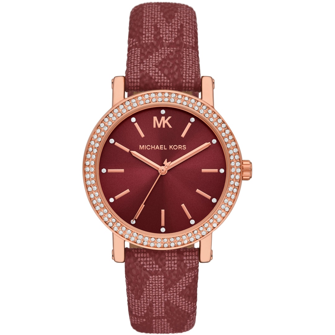 MKO1025 Michael Kors Corey Mulberry