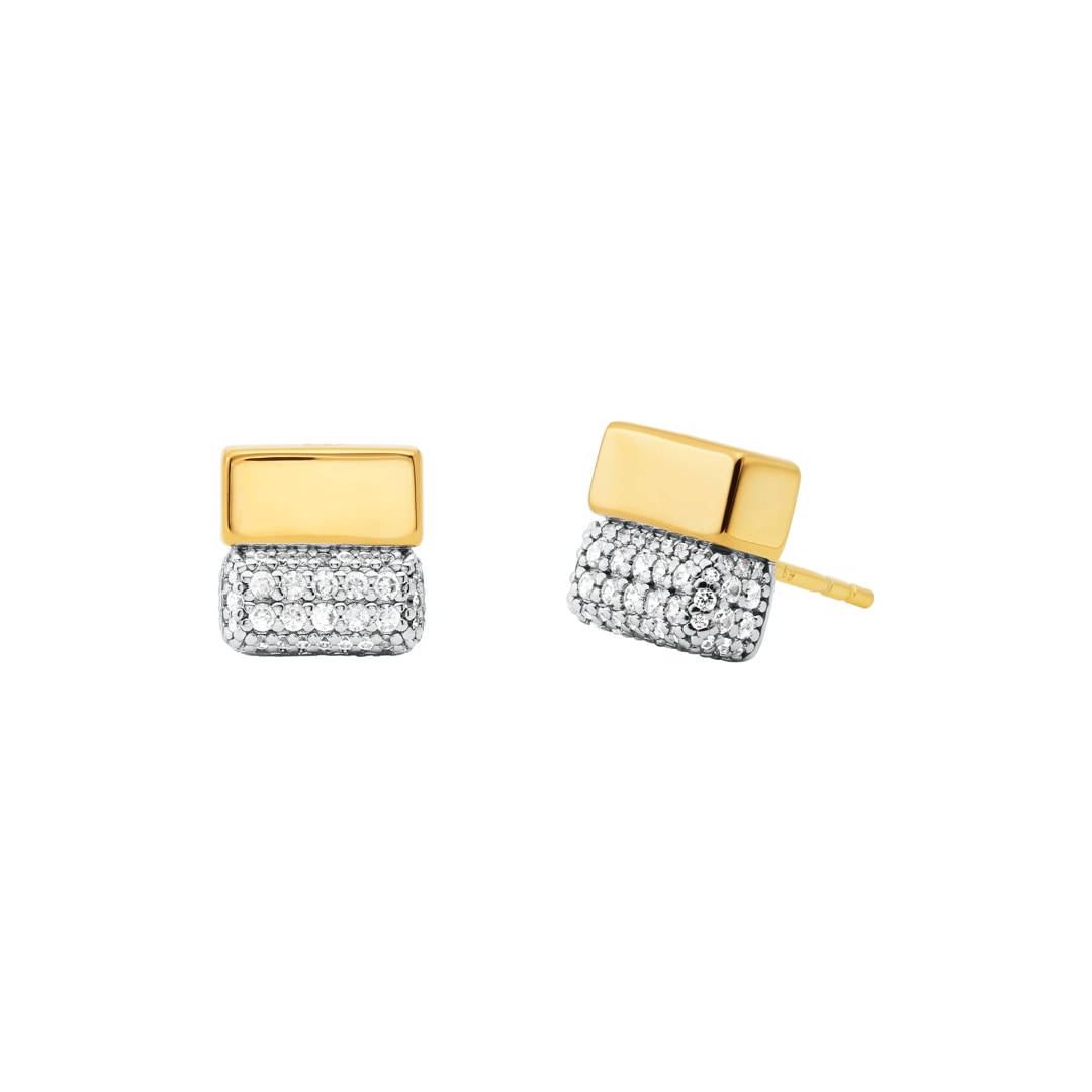 Michael kors silver stud earrings online