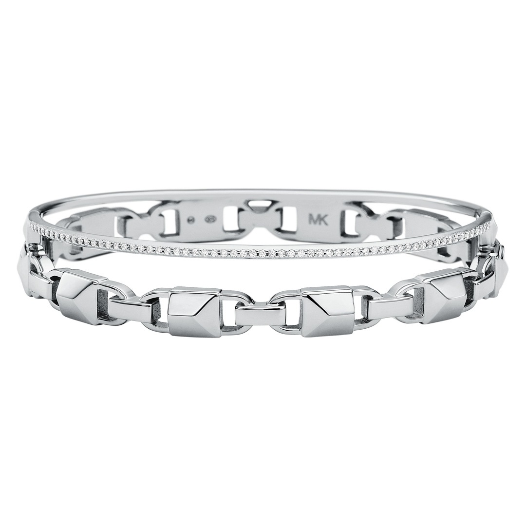 Steel Bangle Mk Bracelet Silver MKC1001AN040 Michael Kors Bangle