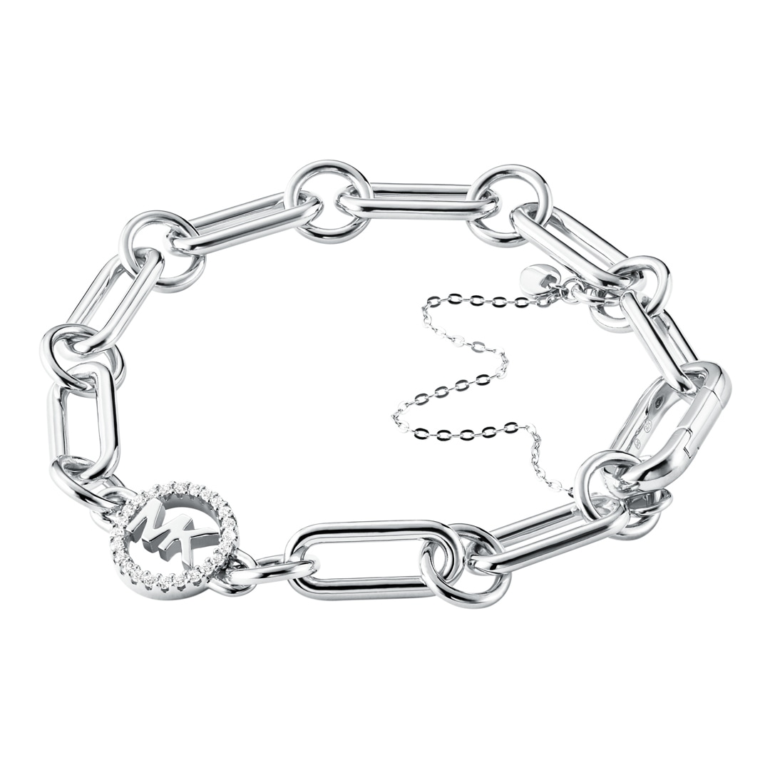 THIORA Charm-Armband Damen – Mesh-Band Mit Edelstahl, Individuell Mit Charms Belegbar