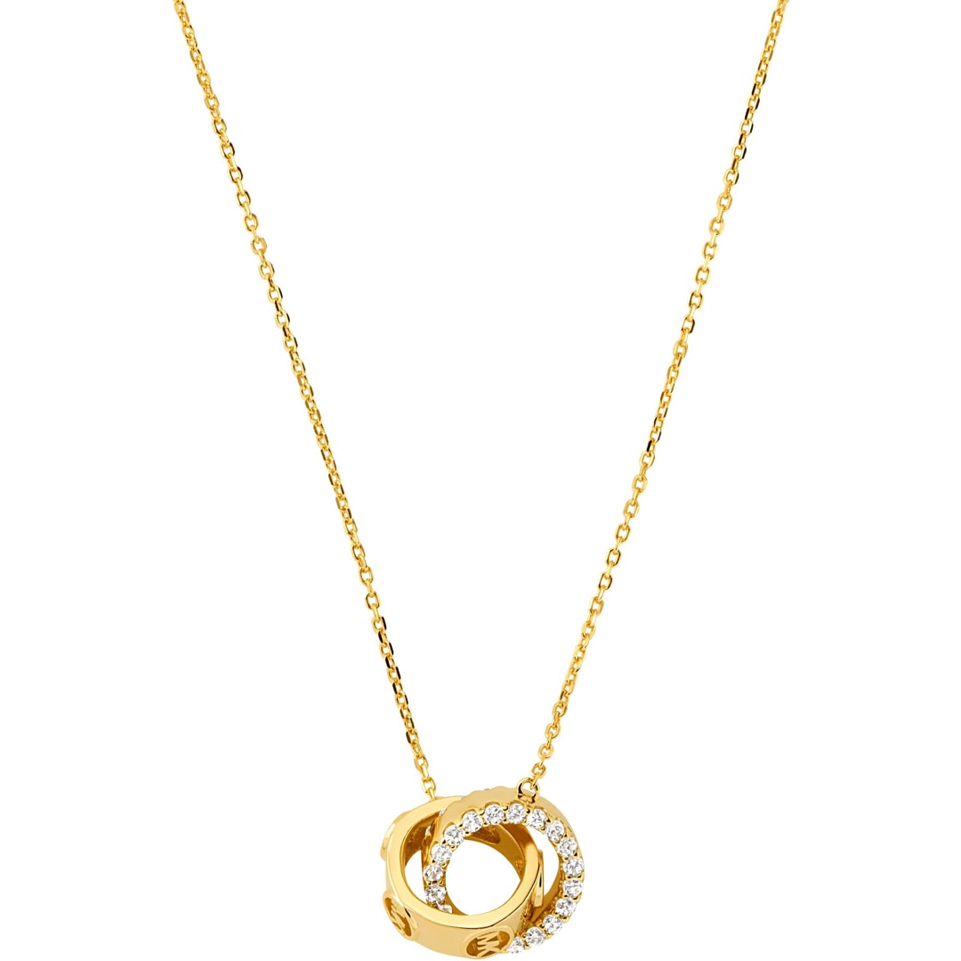 MKC1554AN710 Michael Kors Necklace Brilliance 925 Silver gold plated