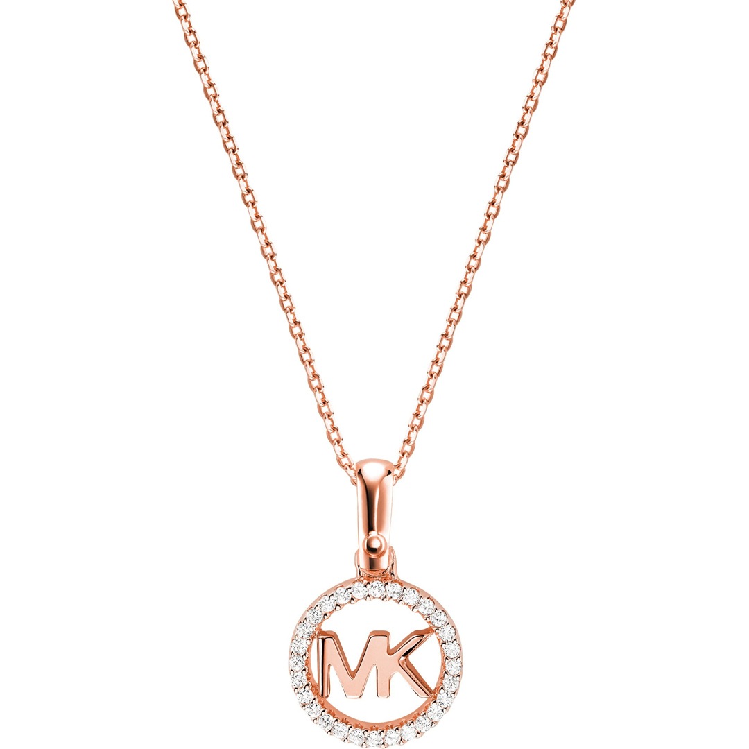 MKC1108AN791 Michael Kors Necklace Custom 925 Silver rose gold plated
