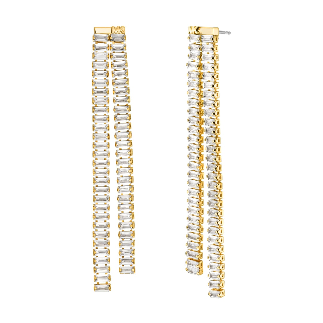 MKJ8416CZ710 Michael Kors Dangle earrings Brilliance brass gold