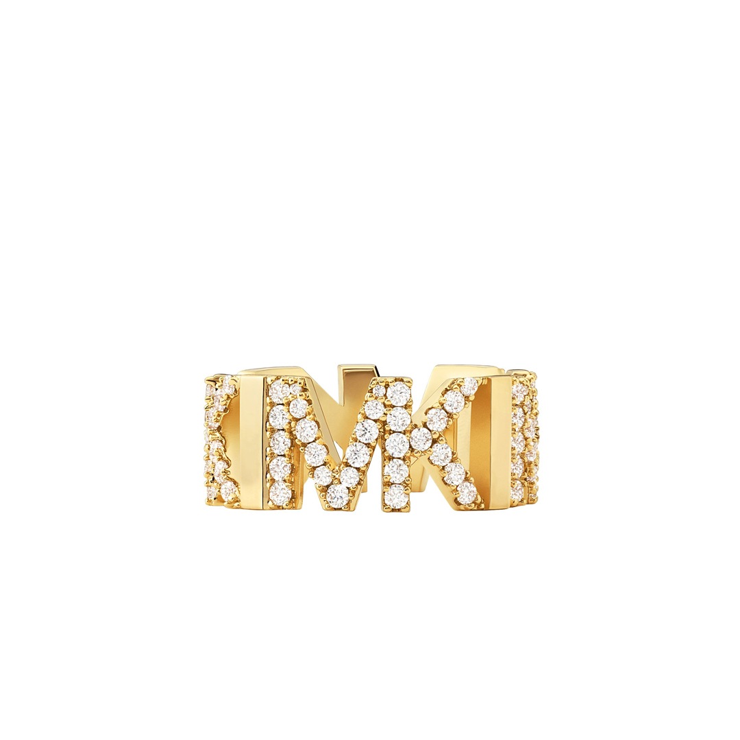 MKJ7961710 Michael Kors Bague Laiton Plaque or
