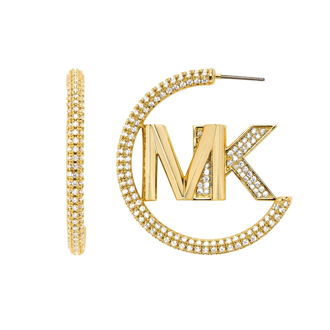 MKJ7786710 Michael Kors Hoop earrings Brass gold-plated
