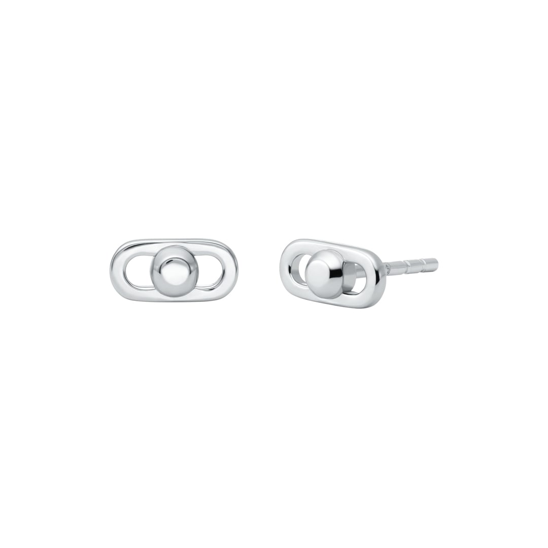 Michael Kors Stud earrings Astor Link 925 Silver ladies jewelry MKC173900040