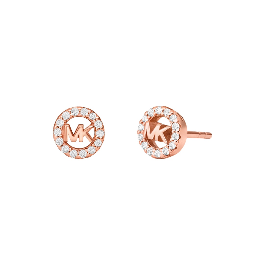 Unique Ohrstecker rosévergoldet Kreiselement SE0858
