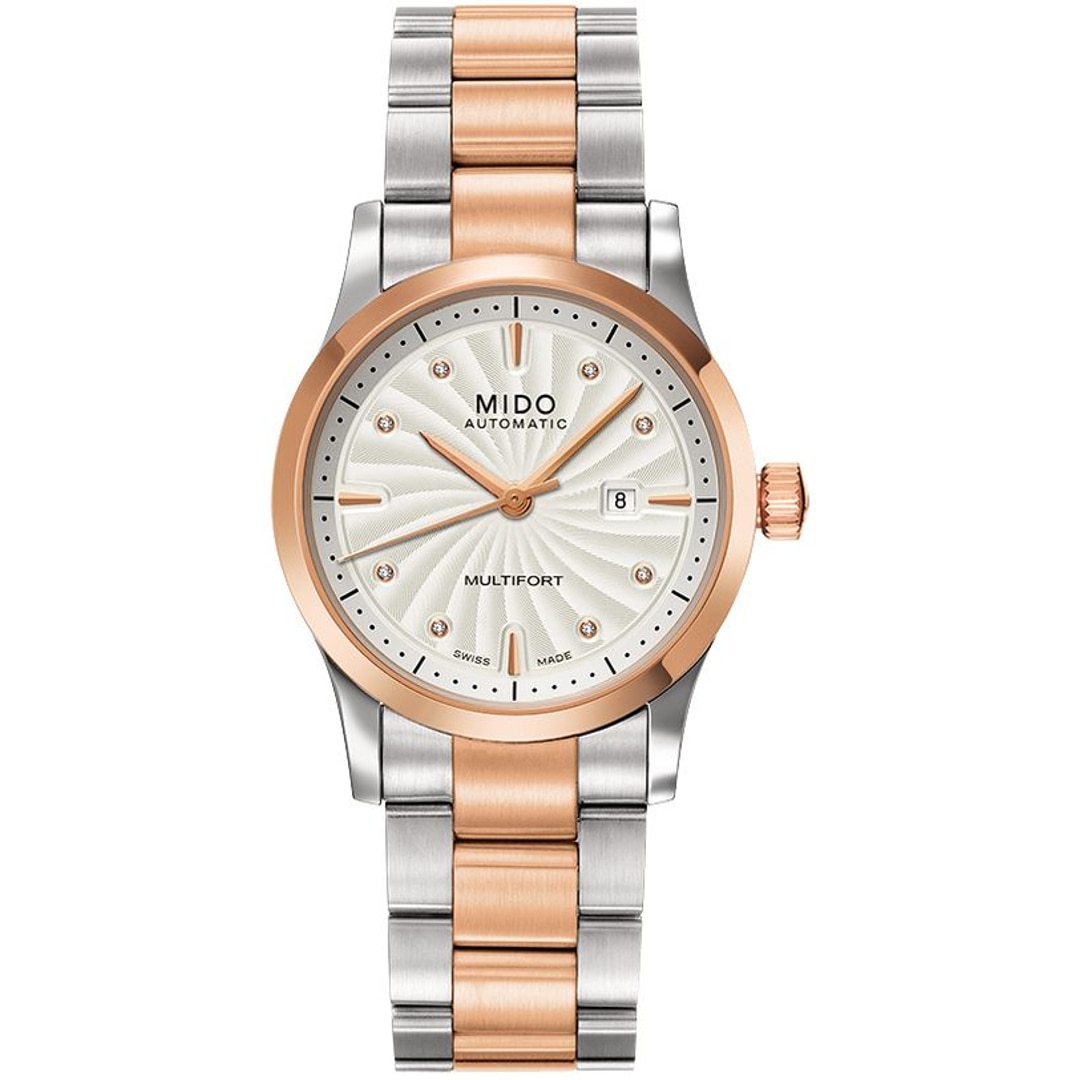 Mido Multifort Automatik Diamonds Damenuhr
