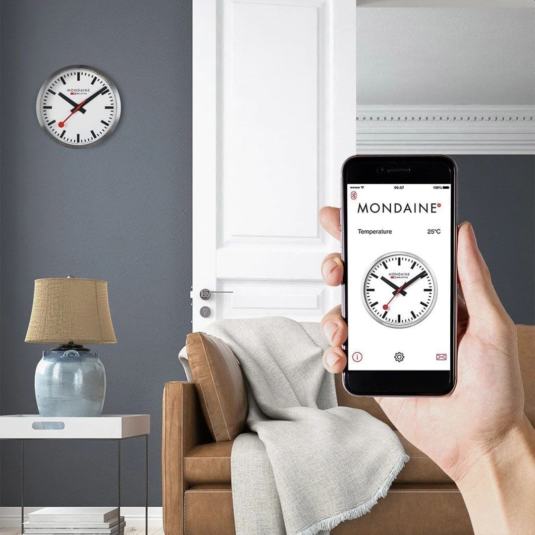 MSM.25S11 Mondaine Horloge murale smart stop2go 25cm