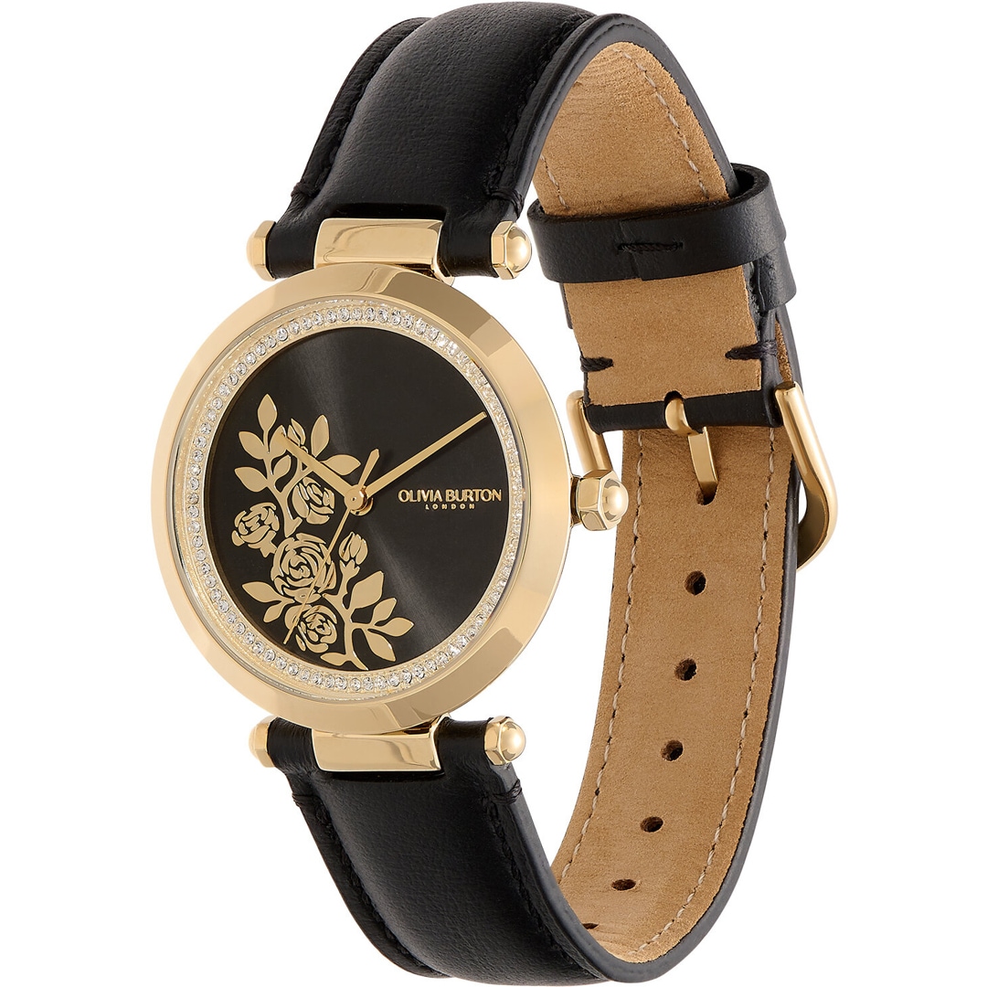 Montre olivia burton on sale noir