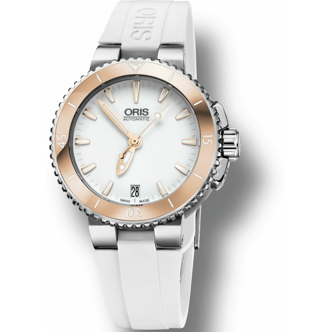 Oris Aquis Date Damenuhr 01 733 7652 4356-07 18 31