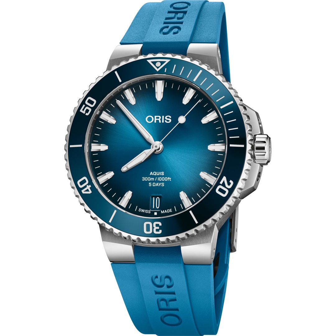 01 400 7790 4135-07 23 45EB Oris Aquis Date Calibre 400 Blue