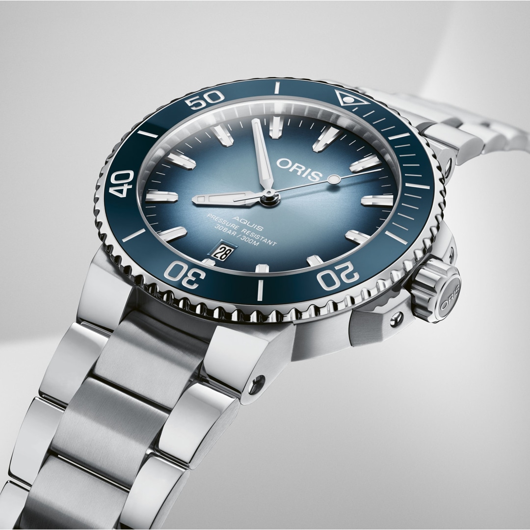 01 733 7730 4175-Set Oris Aquis Date Lake Baikal Limited Edition