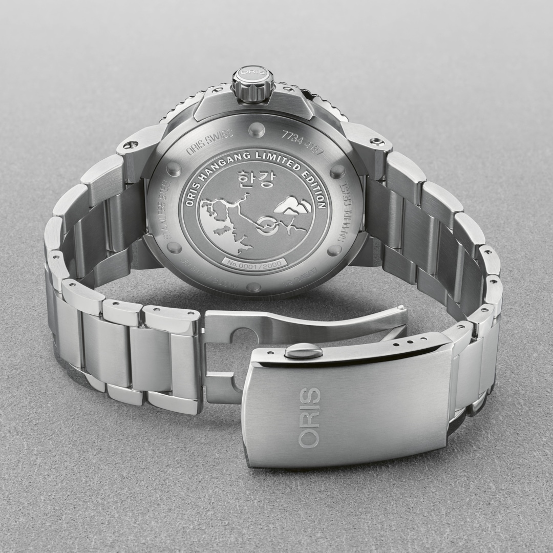 01 743 7734 4187-Set Oris Aquis Hangang Limited Edition