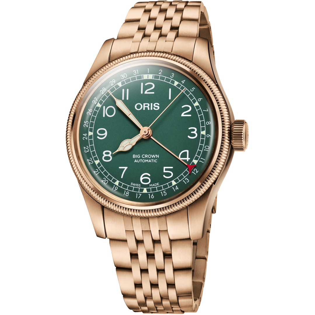 01 754 7741 3167-07 20 01 Oris Big Crown Bronze Pointer Date Green