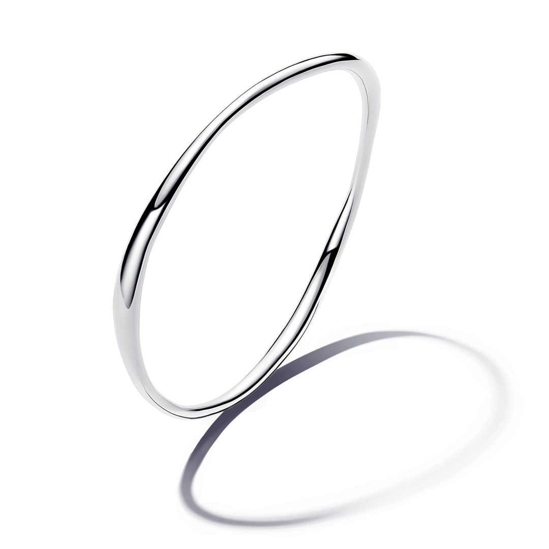 593317C00 Pandora Essence Organically Shaped Bangle 925 Silver - Main Image