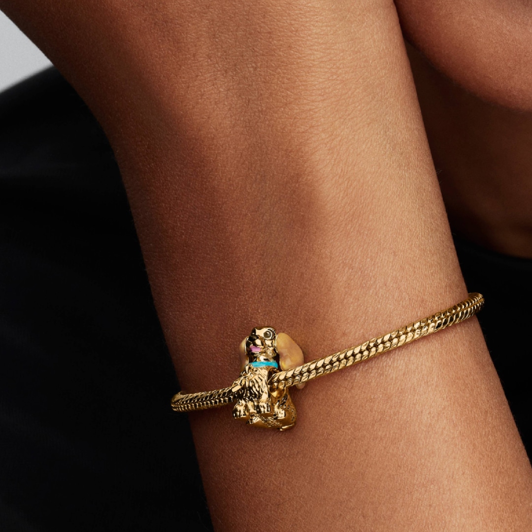 764468C01 | Pandora Gold Moments Disney Lady Charm