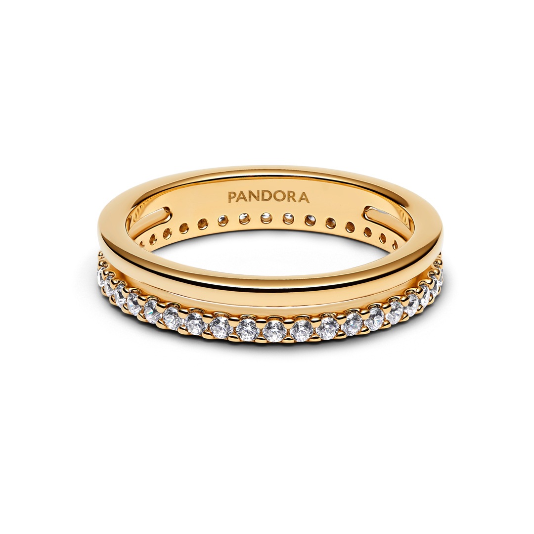163799C01 | Pandora Gold Timeless Double Band Ring