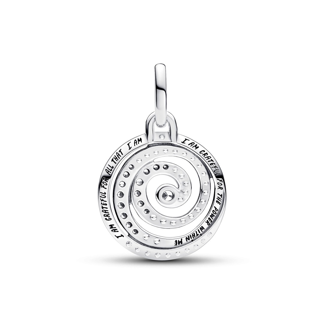793046C01 | Pandora ME Gratitude Spiral Medallion Charm