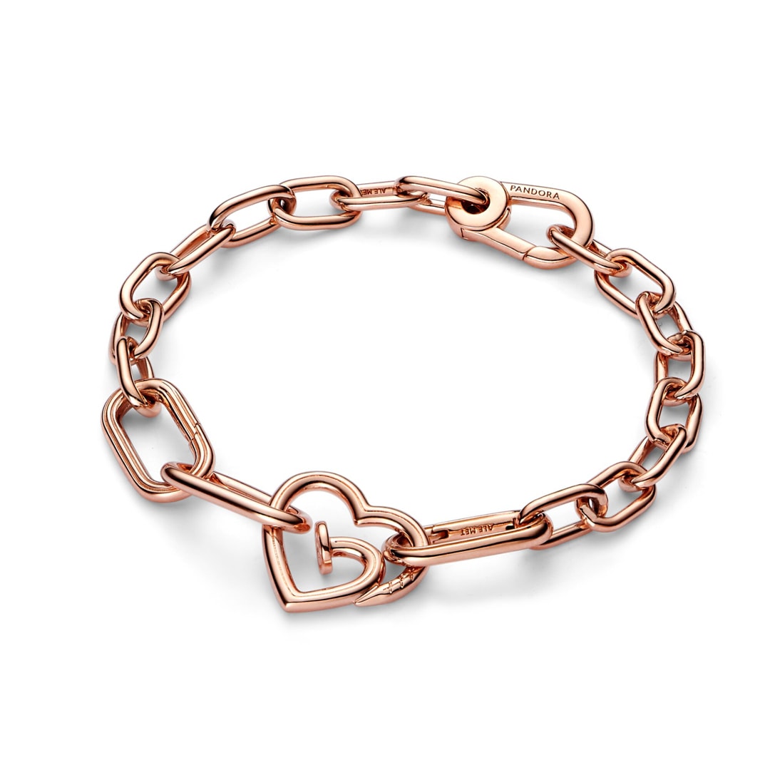 782530C01 | Pandora Rose ME Nailed Heart Styling Double Link